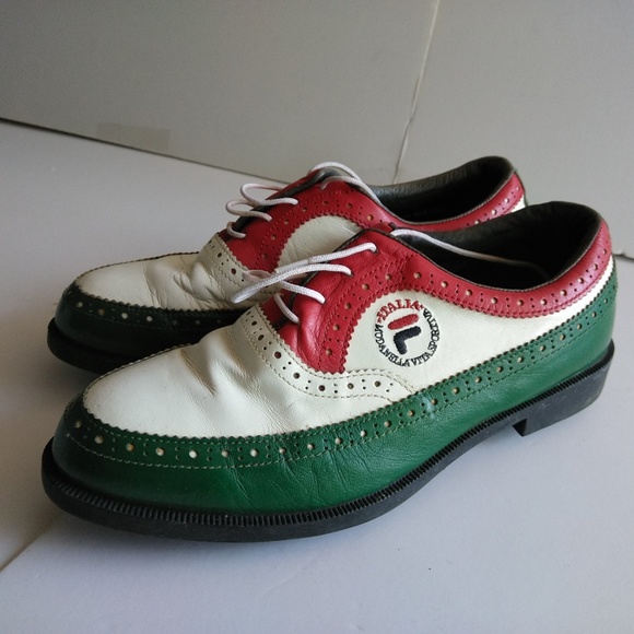 Fila Shoes Vtg Fila Classic Italia Golf Shoes Metal Spikes Poshmark